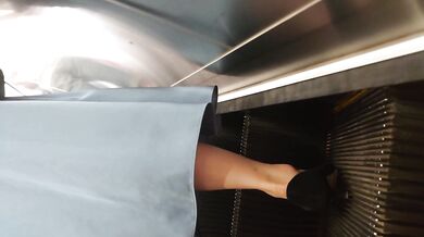 极品蓝裙气质女2